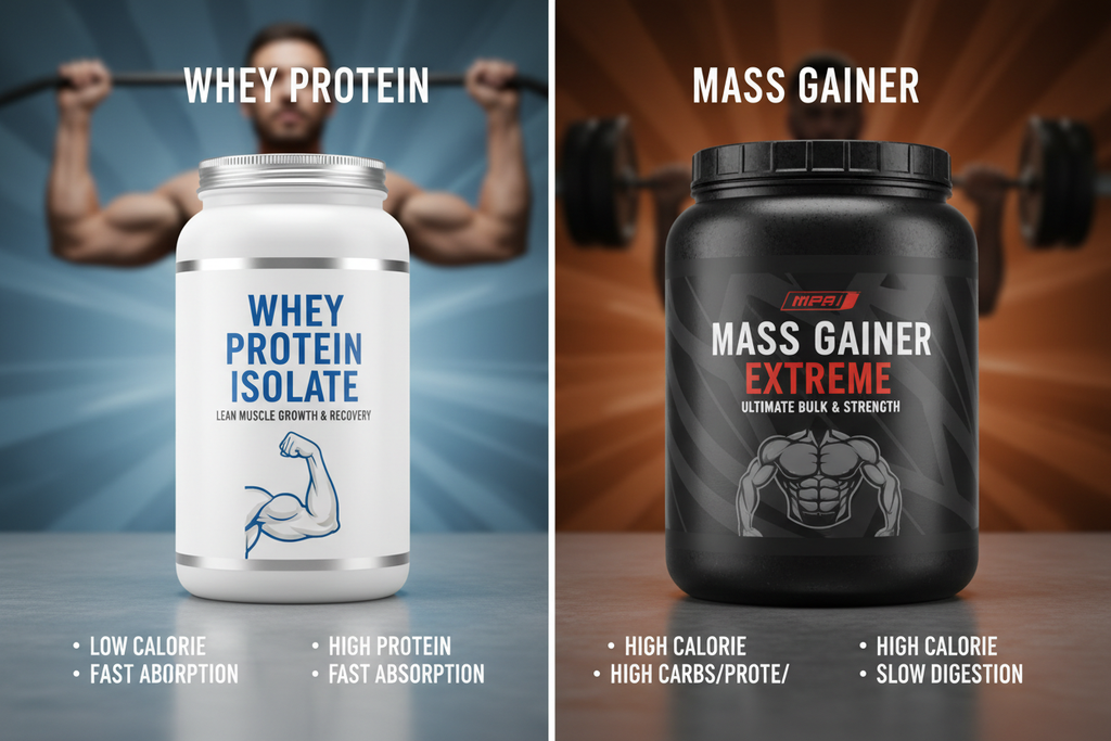 Whey Protein vs Mass Gainer – Which One Do You Need?