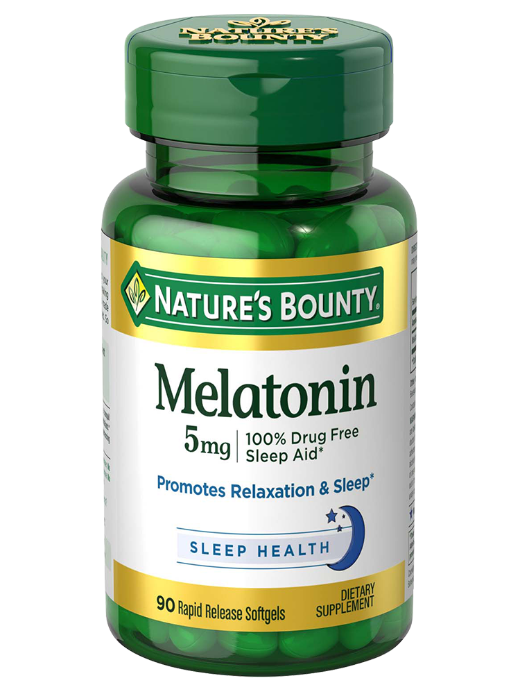 Nature’s Bounty Melatonin 5 mg 90 Softgels
