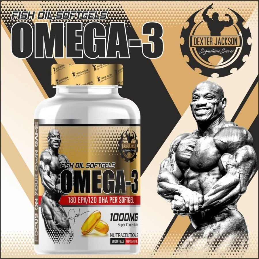 Dexter Jackson Fish Oil Omega-3 1000mg (90 Softgels)