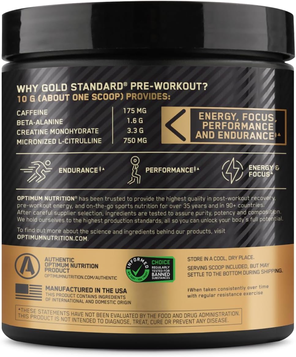 Optimum Nutrition Gold Standard Pre-Workout Supplement