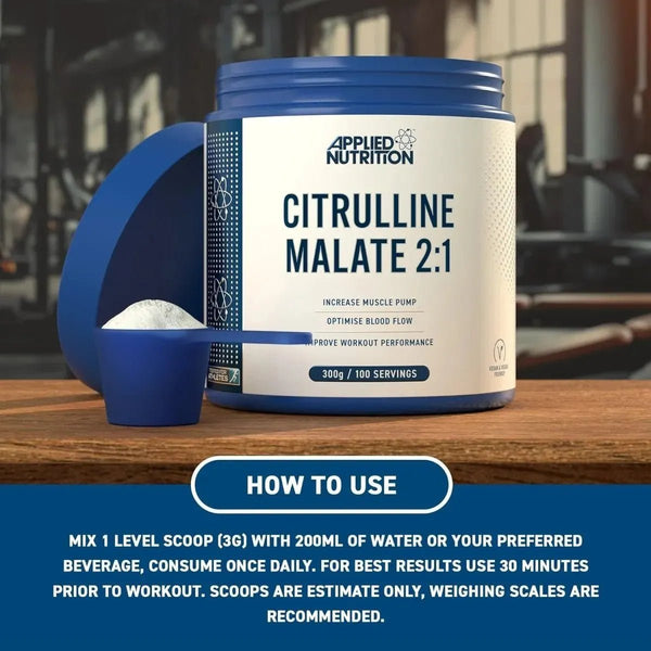 Applied Nutrition Citrulline Malate 300g 100 Servings