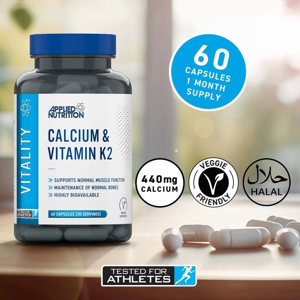 Buy Applied Nutrition Calcium & Vitamin K2, 60 Capsules Online at Best Price in Bangladesh