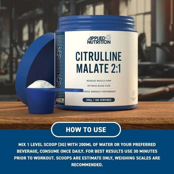 Buy Applied Nutrition Citrulline Malate 300g 100 Servings Online at Best Price in Bangladesh