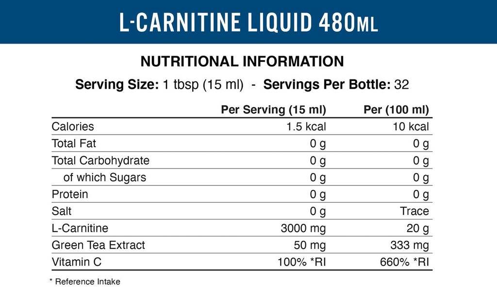 Buy Applied Nutrition L Carnitine 3000mg Liquid 32 Servings Online at Best Price in Bangladesh