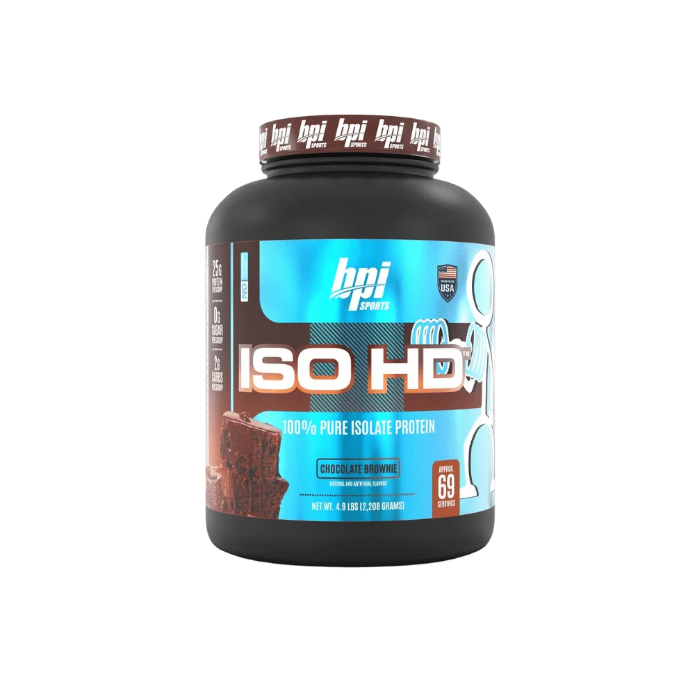 BPI Sports ISO-HD 100% Whey Protein Isolate Chocolate Brownie 5 lbs