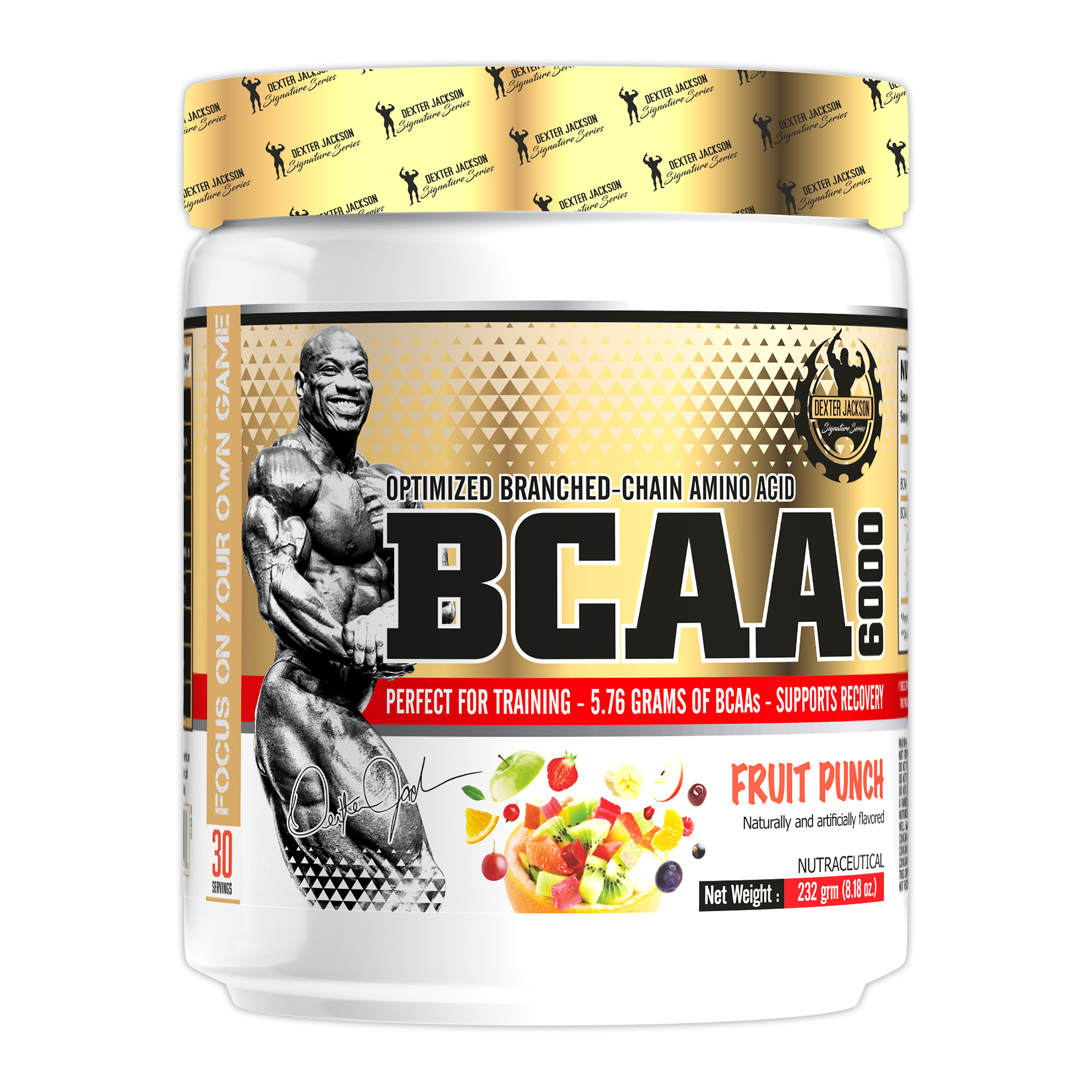 Dexter Jackson BCAA 6000 Branched-Chain Amino Acids 30 Servings