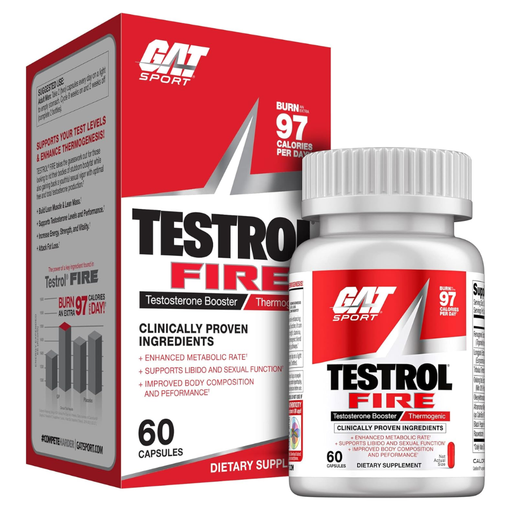 GAT Sport Testrol Fire 60 Capsules Testo booster
