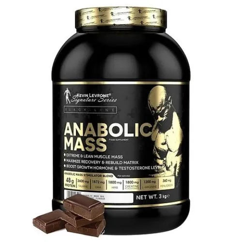 Kevin Levrone Anabolic Protein Mass Gainer 3 Kg 25 Serving - Chocolate (Scope Size 2 Cup)