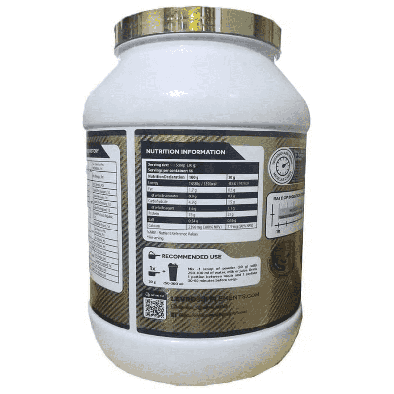 Buy Kevin Levrone Gold Casein Protein 2kg, 66 Serving, Chocolate Online at Best Price in Bangladesh