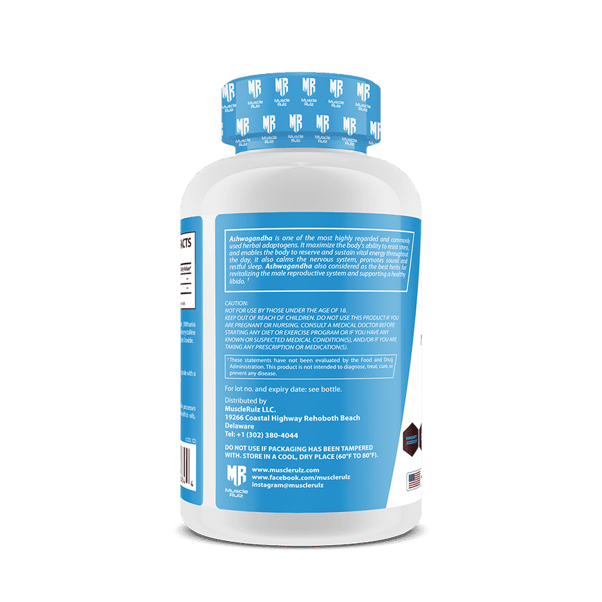Buy Muscle Rulz Ashwagandha Root Extract 500MG 60 Capsules Online at Best Price in Bangladesh