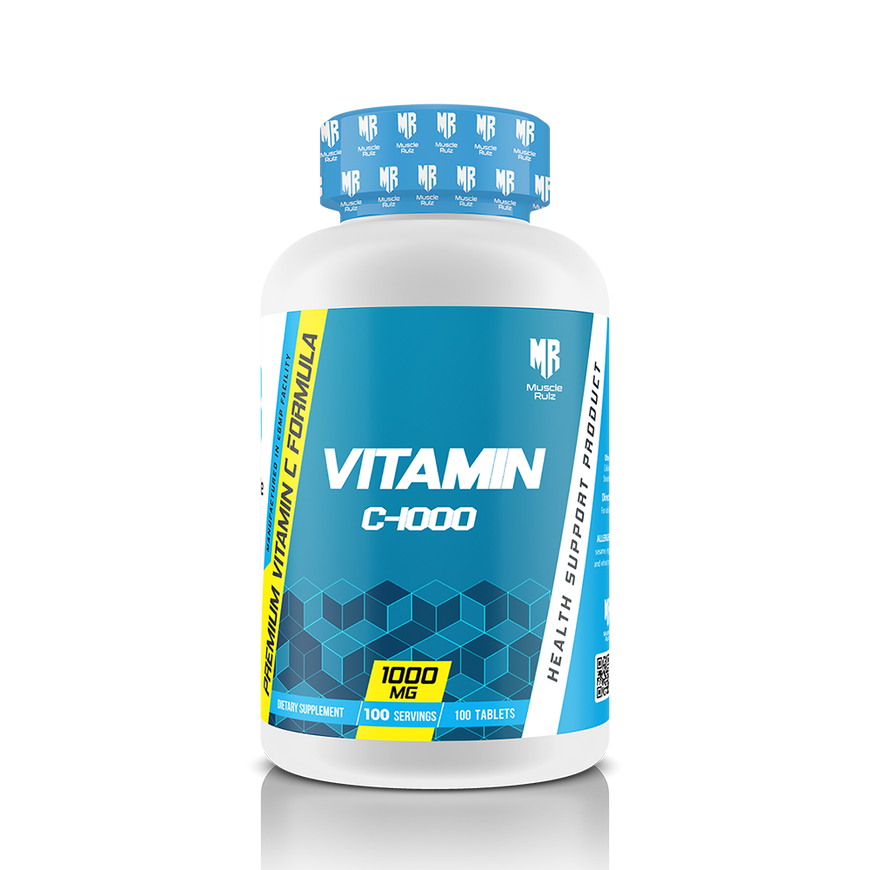 Muscle Rulz Vitamin-C 1000mg 100 Tablets