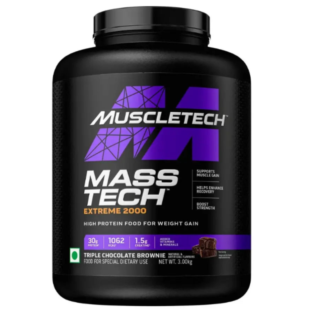 MuscleTech MassTech Extreme Mass Gainer 3Kg (Indian)