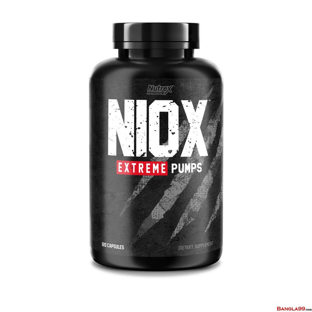 Nutrex Research Niox Extreme Pumps Pre Workout 120 Tab