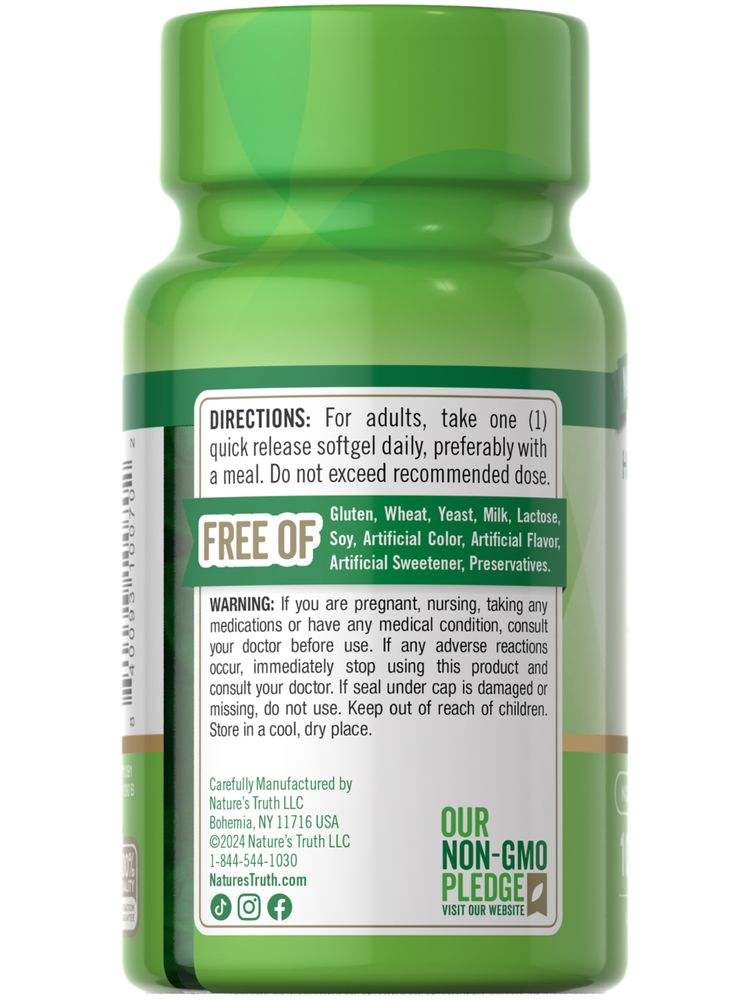 Buy Nature’s Truth Vitamin D3 10,000 IU – 100 Softgels Online at Best Price in Bangladesh