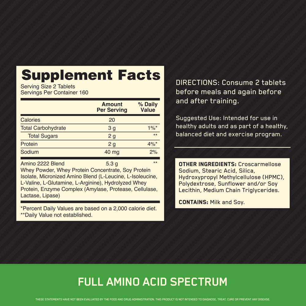 Optimum Nutrition Superior Amino 2222
