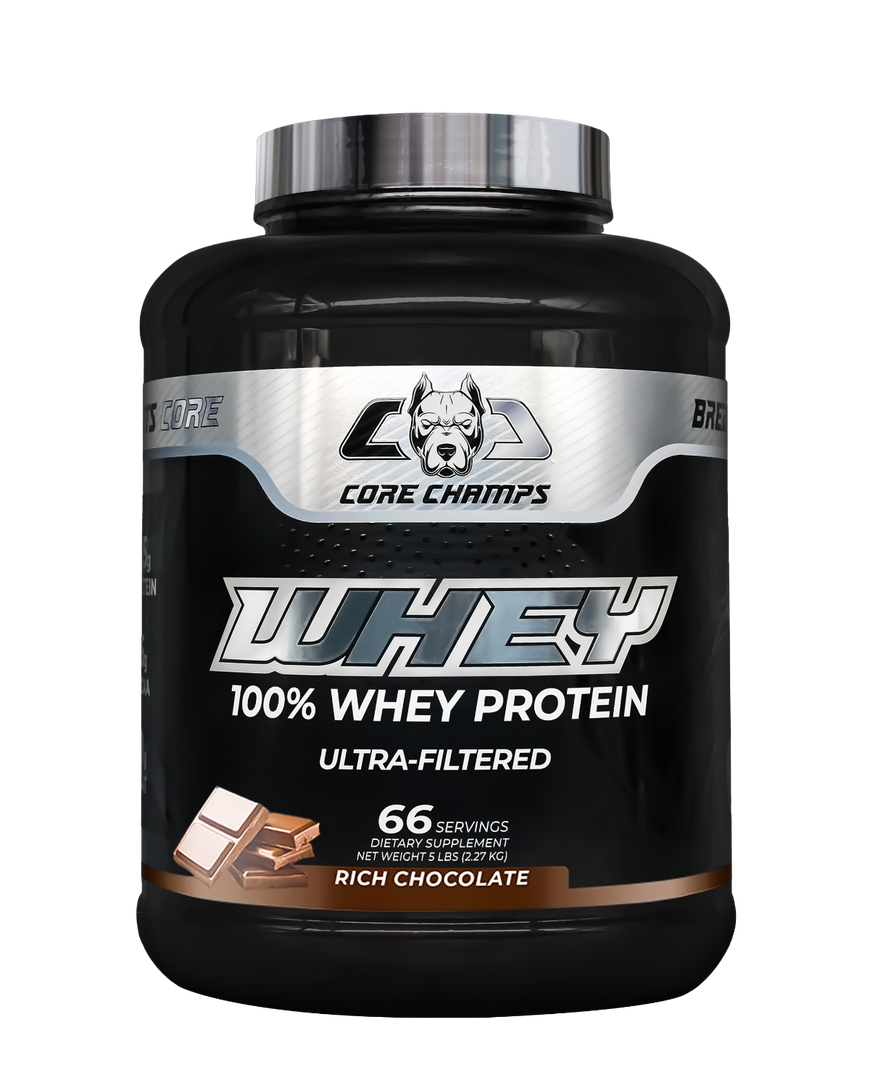 Core Champs Whey 100% Whey Protein – Ultra-Filtered, 5 lbs