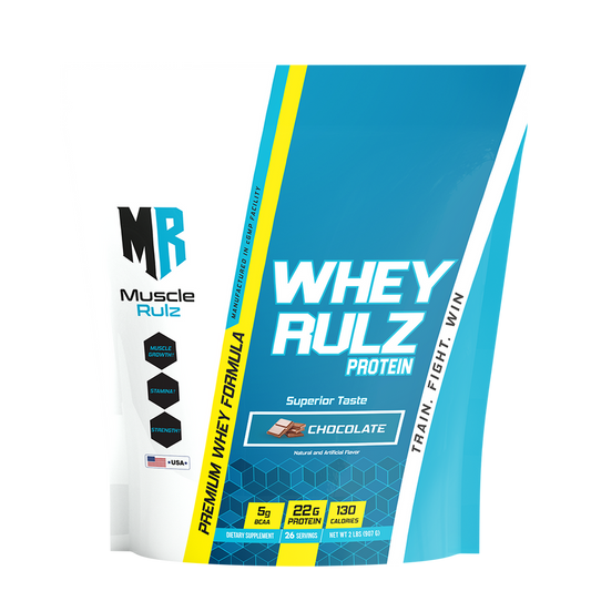Muscle Rulz Whey Protein 2 lb 26 Serving - Chcolate