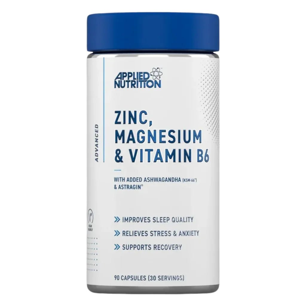 Applied Nutrition Zinc, Magnesium & Vitamin B6 With Ashwagandha 90 Capsules - Bodybuilding BD