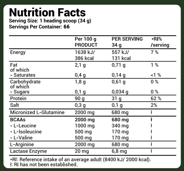 Army1 Hydro1 Zero Whey Protein 5 lbs