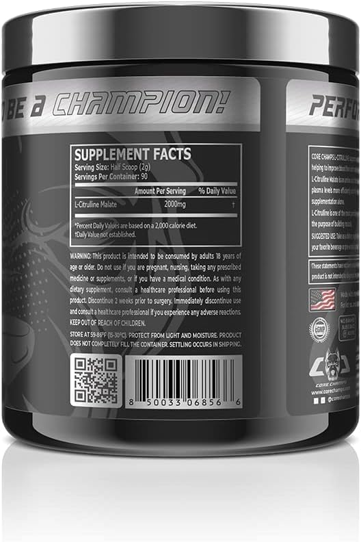 Core Champs L - Citrulline 90 Servings - Bodybuilding BD