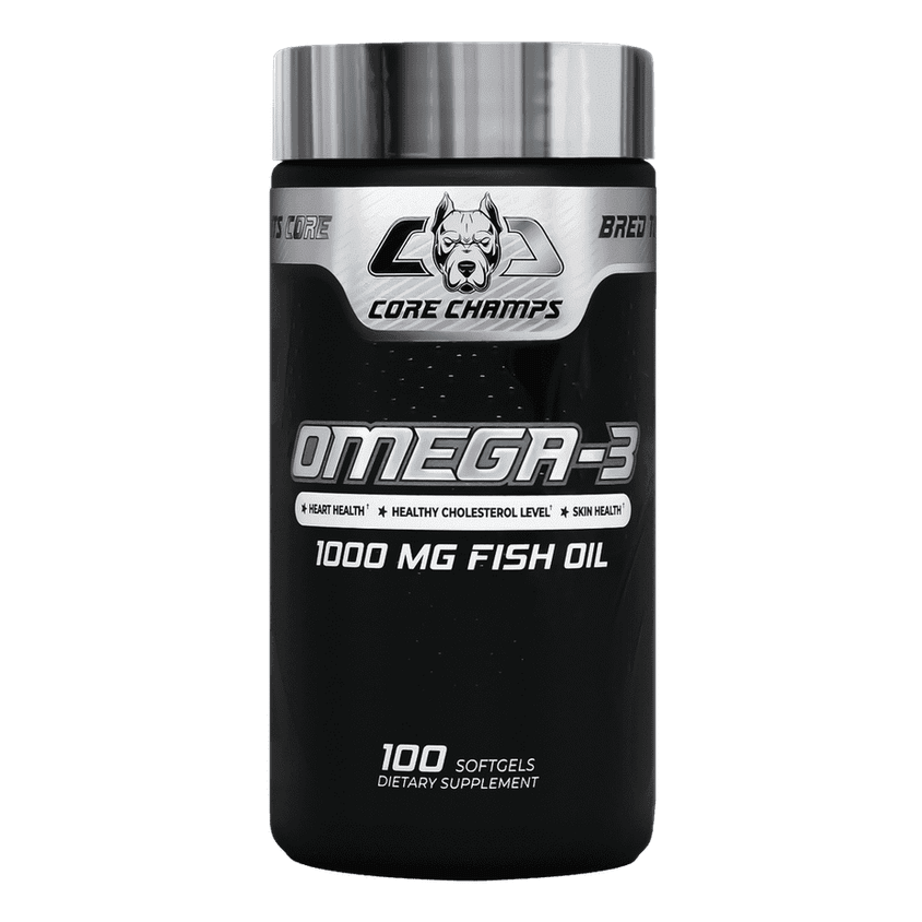 Core Champs Omega-3 Fish Oil - 100 Softgels - Bodybuilding BD