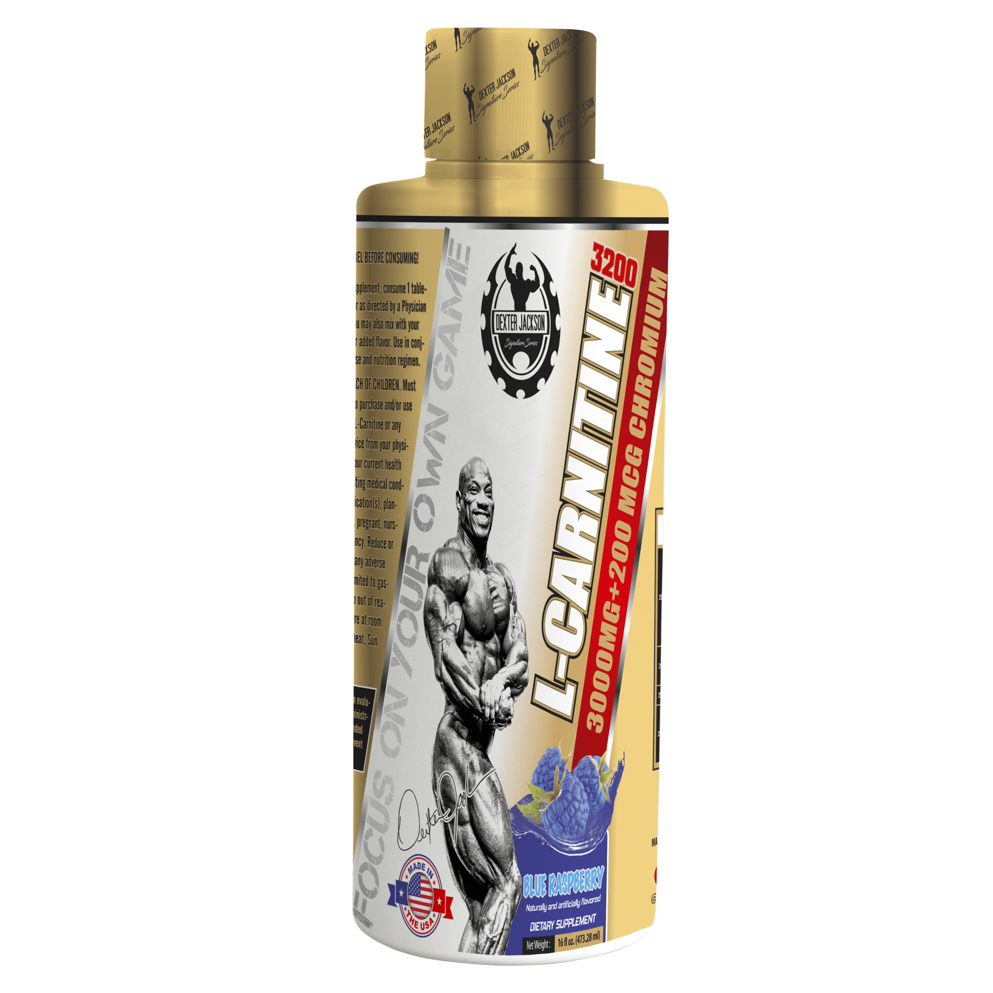 Dexter Jackson Gold Series L - Carnitine Liquid 32 Serving - Bodybuilding BD
