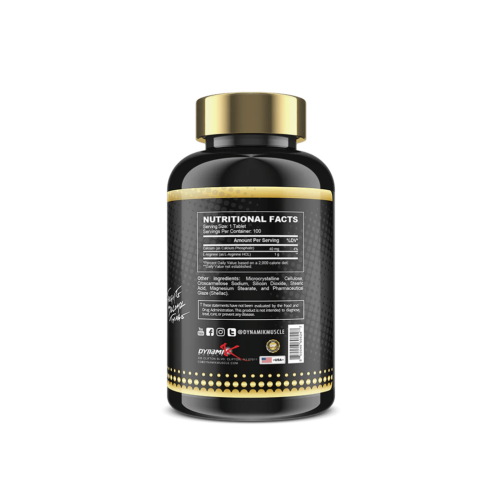 Dynamik Gold Series L - Arginine 1000MG 100 Tablets - Bodybuilding BD