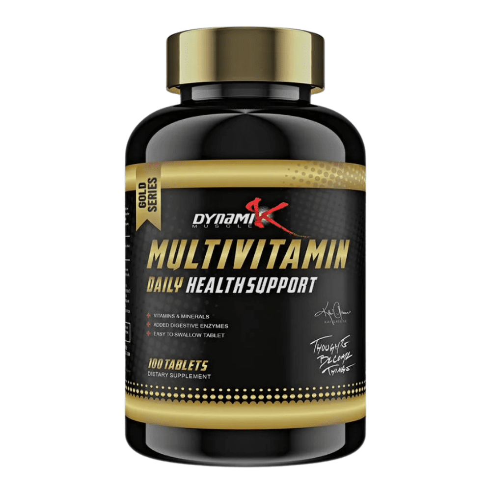 Dynamik Multi - Vitamin 100 Tablets Daily Health Support Gold Series - Bodybuilding BD