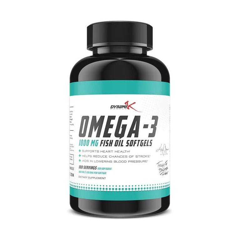 Dynamik Omega-3 Fish Oil, 100 Softgels - Bodybuilding BD