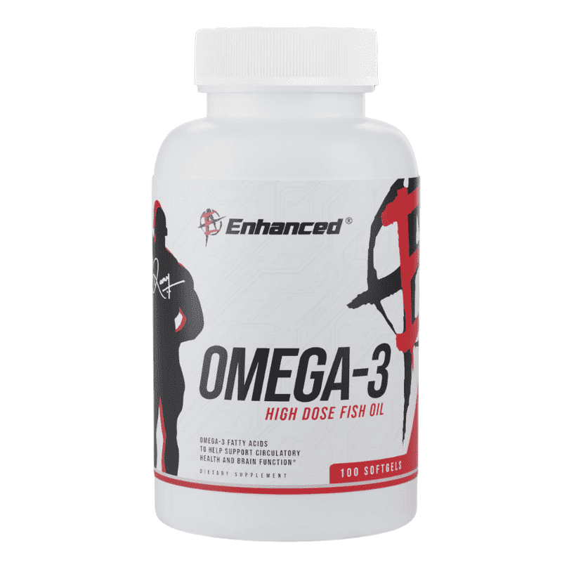 Enhanced Omega-3 Fish Oil, 100 Softgels - Bodybuilding BD