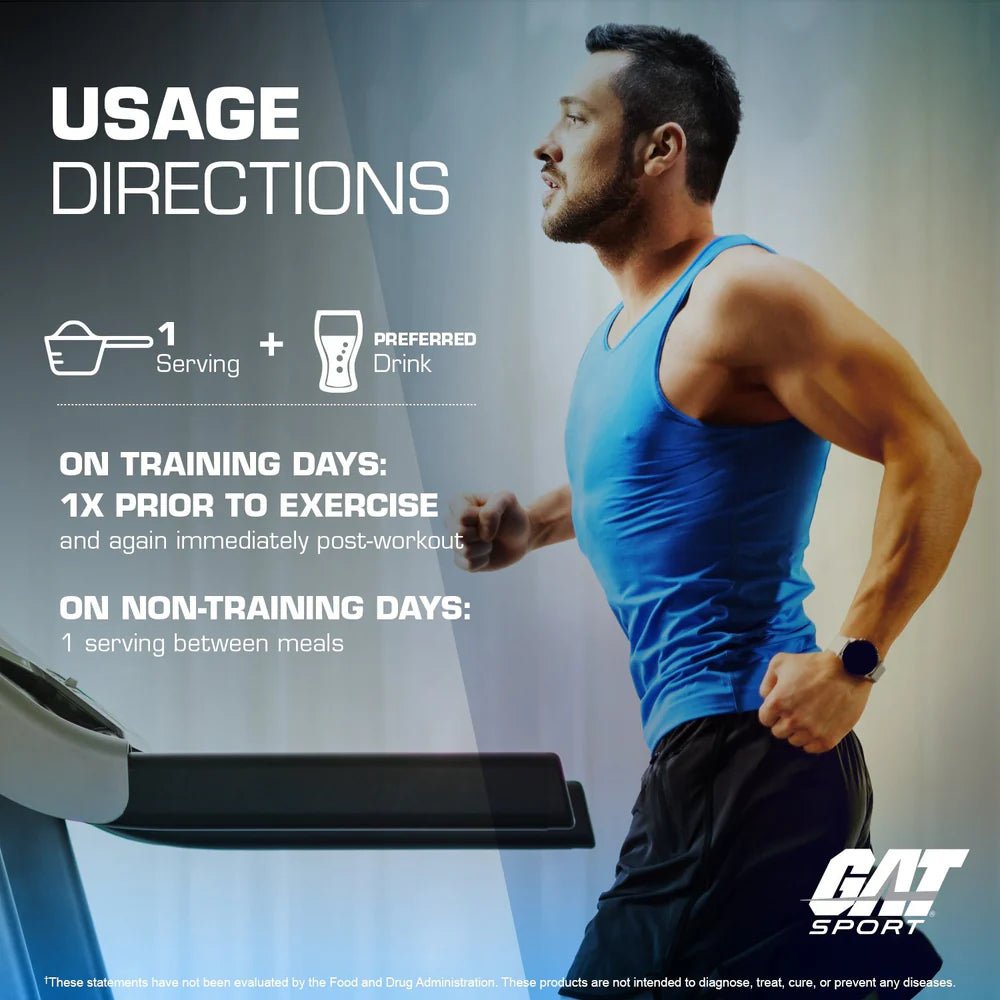 GAT SPORT Beta Alanine 100 Servings - Bodybuilding BD