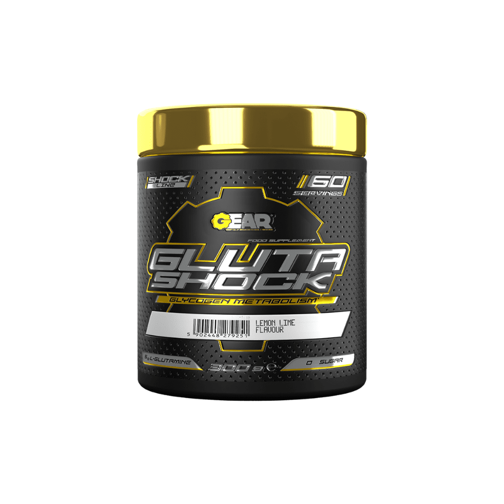 Gear Gluta Shock 300g – L - Glutamine Powder 60 servings - Bodybuilding BD