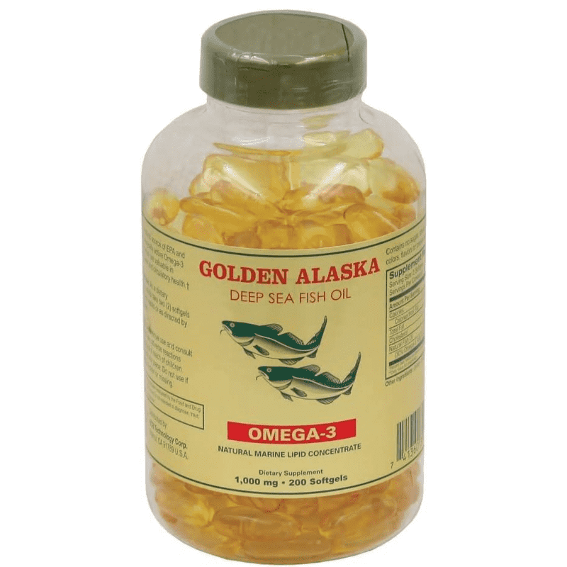 Golden Alaska Deep Sea Omega-3 Fish Oil 100 Softgels - Bodybuilding BD