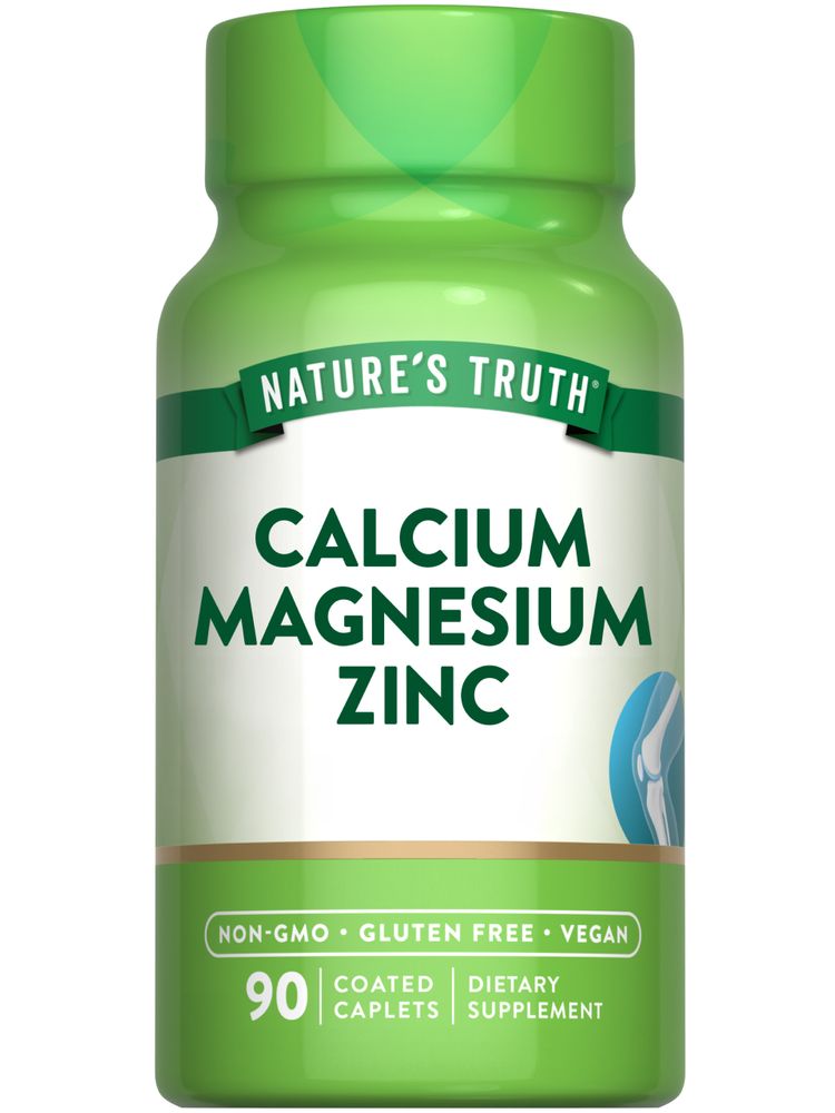 Nature’S Truth Calcium Magnesium Zinc Supplement 90 Tablets