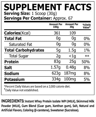 Core Champs Whey Protein Isolate 5 LBS