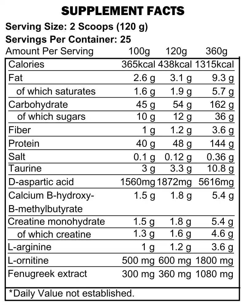 Livepro Protein Mass Gainer 3 Kg 25 Serving - Chocolate ( Scope Size 2 Cup) - Bodybuilding BD