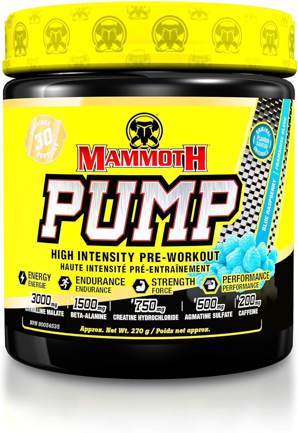 Mammoth Pump Pre - Workout 30 servings - Bodybuilding BD