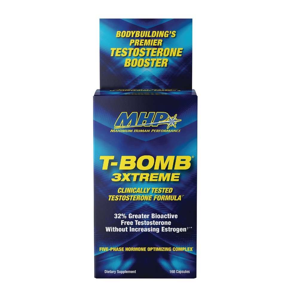 MHP T-Bomb 3Xtreme 168 Tablets 56 Serving - Bodybuilding BD
