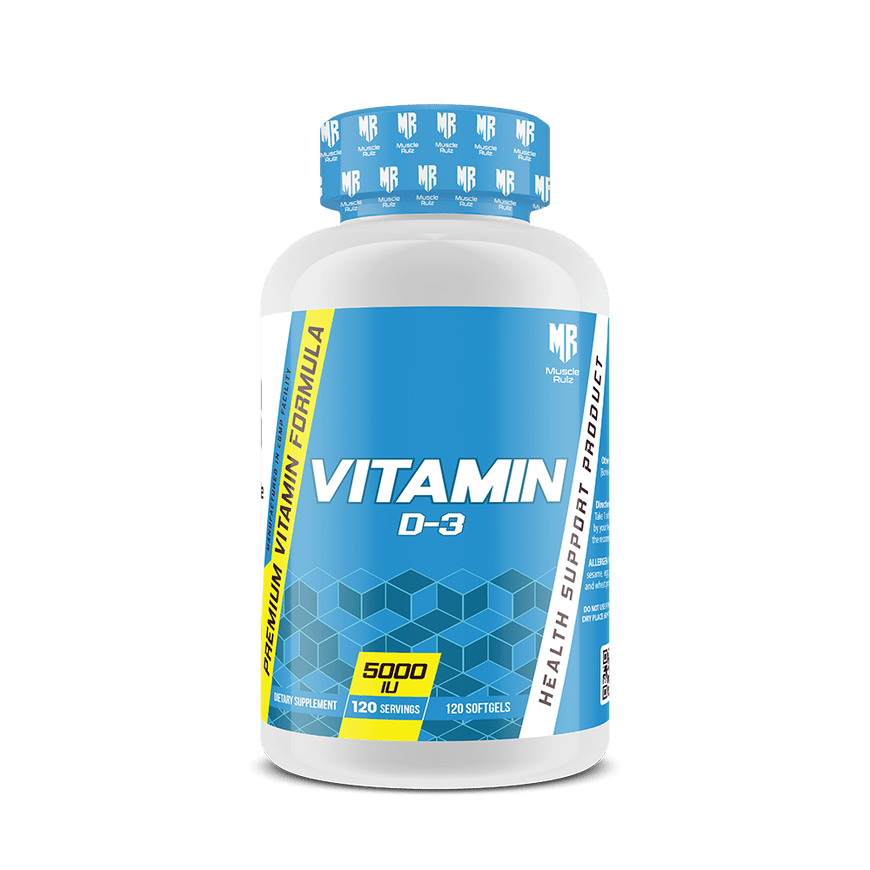 Buy Muscle Rulz Vitamin D-3 5000IU 120 Softgels Online at Best Price in Bangladesh