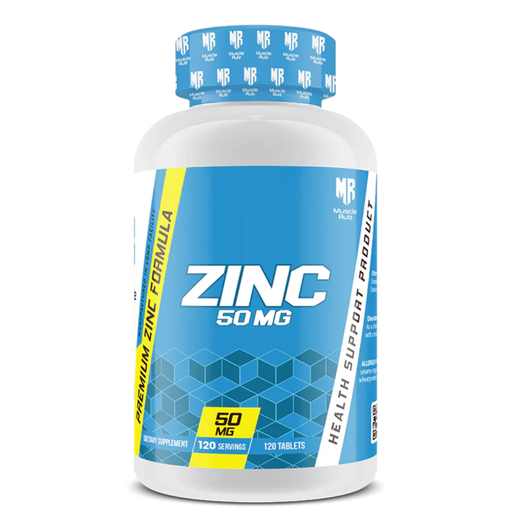 Muscle Rulz ZINC 50 MG 120 Tablets - Bodybuilding BD