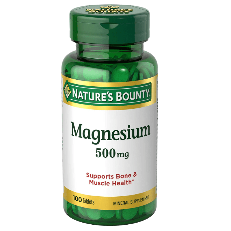 Nature's Bounty Magnesium 500 mg 100 Tablets - Bodybuilding BD