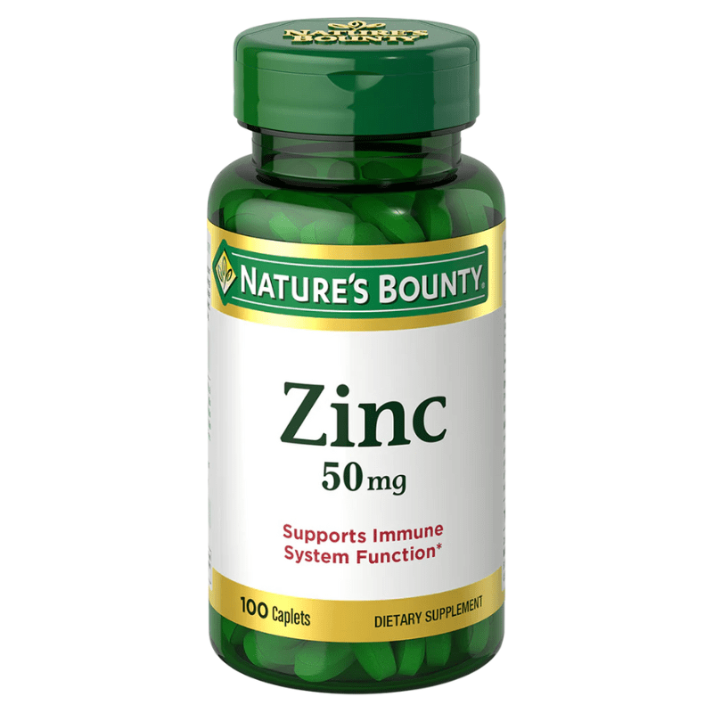 Nature's Bounty Zinc 50mg 100 Tablets - Bodybuilding BD