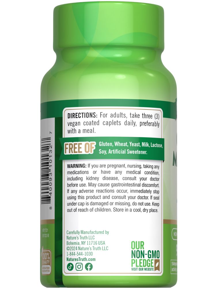 Nature’s Truth Calcium Magnesium Zinc 90 Tablets - Bodybuilding BD