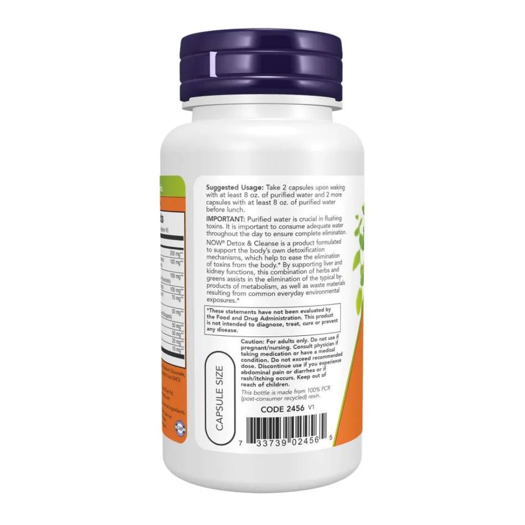 Now Foods Detox & Cleanse 90 Capsule - Bodybuilding BD
