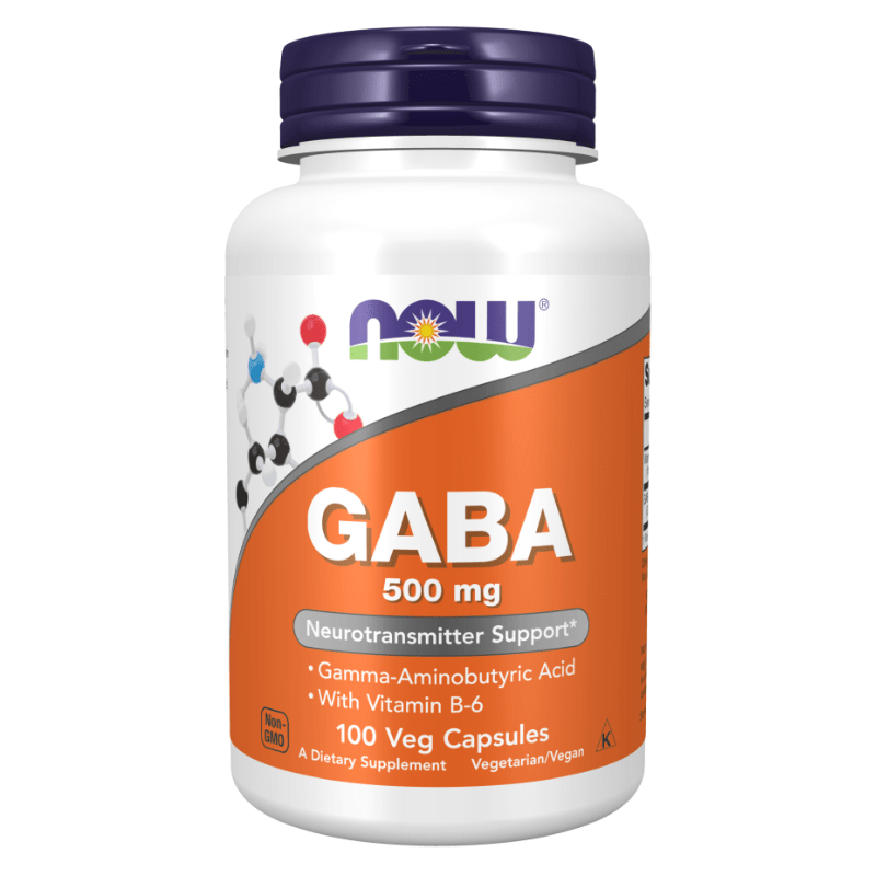 Buy NOW Foods GABA 500mg 100 Veg Capsules Online at Best Price in Bangladesh