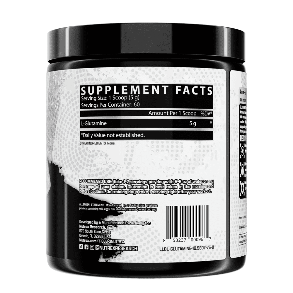 Nutrex Research Glutamine 60 servings - Bodybuilding BD