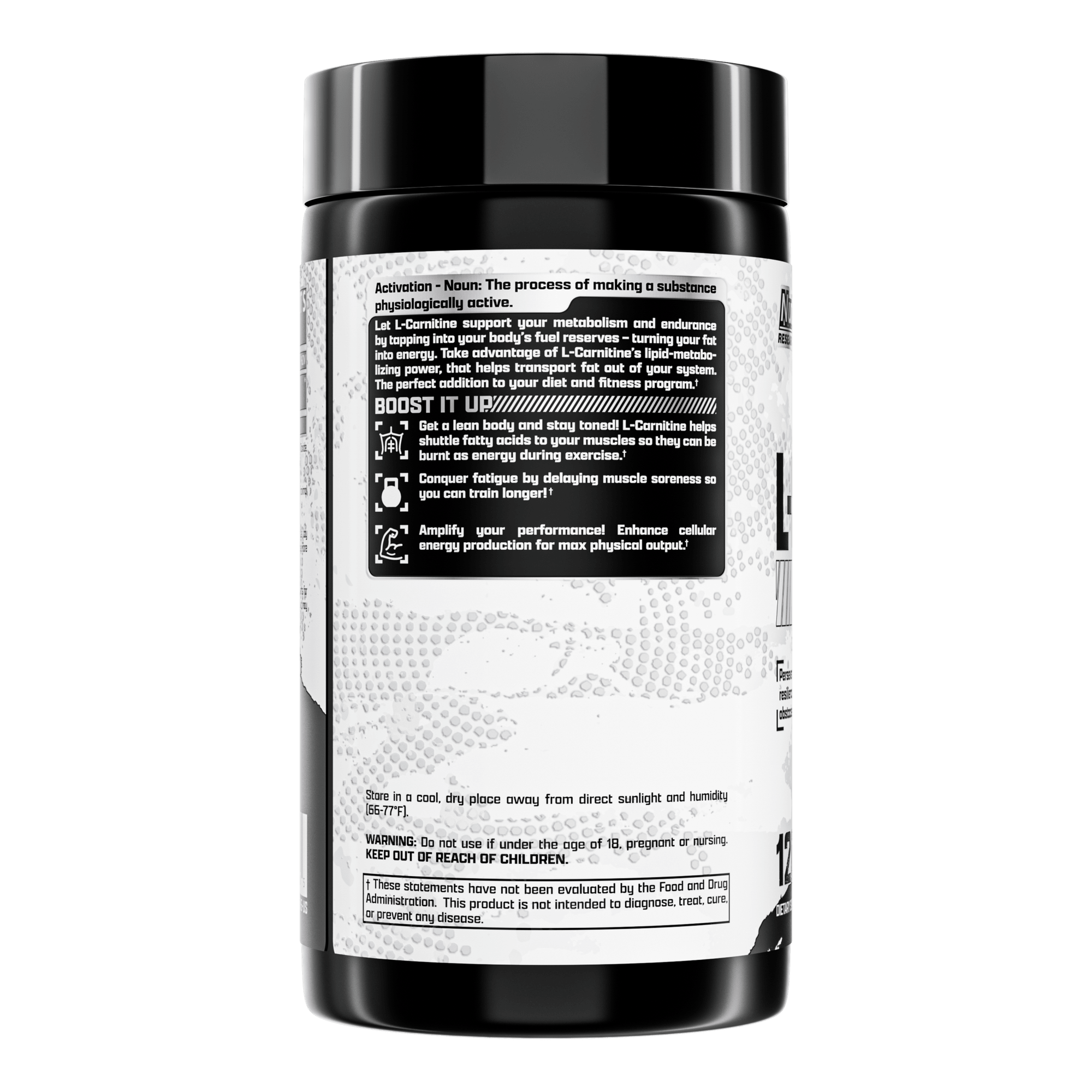 Nutrex Research L - Carnitine 1000mg 120 Capsules - Bodybuilding BD