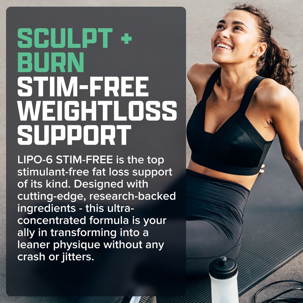 Nutrex Research Lipo - 6 Black STIM - Free UC 60 Capsules - Bodybuilding BD