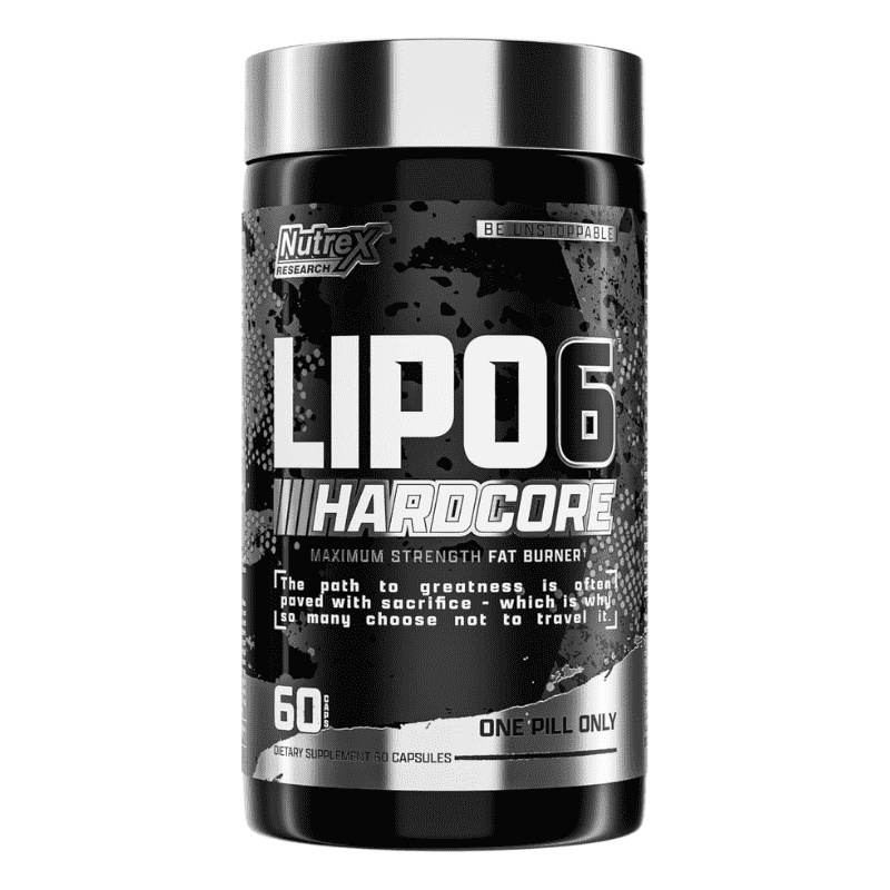 Nutrex Research Lipo-6 Hardcore Fat Burner Supplement 60 Tablets - Bodybuilding BD