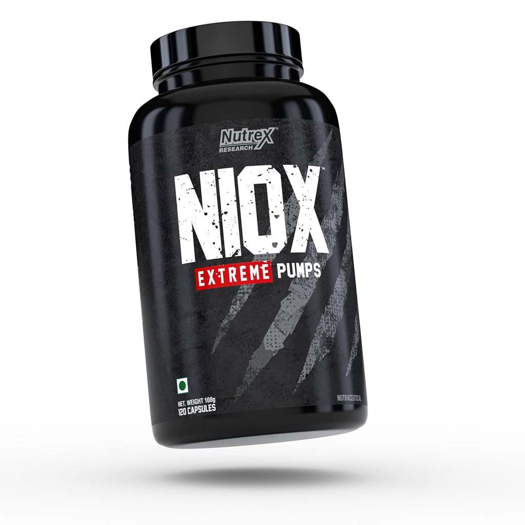 Nutrex Research Niox Extreme Pumps Pre Workout 120 Tab - Bodybuilding BD